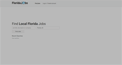 Desktop Screenshot of floridajobs.com