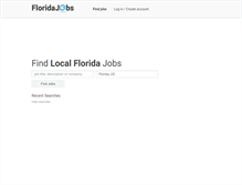 Tablet Screenshot of floridajobs.com